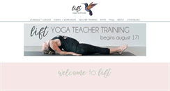 Desktop Screenshot of liftyogastudio.com